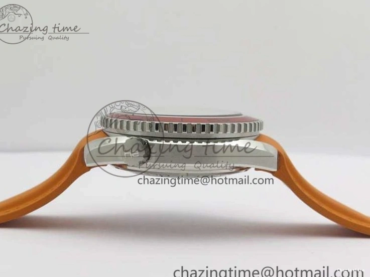 0217 UrbanStyle Planet Ocean Pro Orange Bezel 45mm OMF 1:1 Best Edition On Rubber Strap A8500 (Black Balance Wheel) 8138